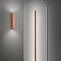 Ideal Lux wall luminaire DORICA AP1 on/off, fluted IP20, orange 