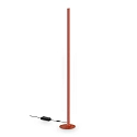 floor lamp DORICA PT1 1 flame, with cord dimmer, fluted IP20, orange dimmable
