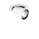 recessed spotlight NOVA swivelling, on/off IP20, white dimmable