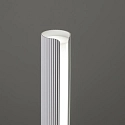 Ideal Lux table lamp DORICA TL1 with switch, with touch dimmer, fluted IP20, white matt dimmable