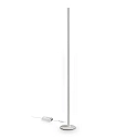 floor lamp DORICA PT1 1 flame, with cord dimmer, fluted IP20, white matt dimmable