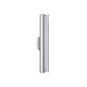 wall luminaire DORICA AP1 smooth, on/off IP20, steel brushed 