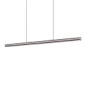 pendant luminaire DORICA SP1 D46 / B1400 down, 1 flame, long, DALI controllable, fluted IP20, brushed bronze dimmable