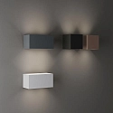 outdoor wall luminaire ATOM UP/DOWN 20CM up / down, square, adjustable IP54, anthracite 
