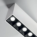 Ideal Lux surface downlight LIKA PL SURFACE D27 10 flames, on/off, UGR < 16 IP20, white matt 