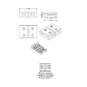 ISOLED Connecteur, blanche