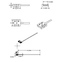 ISOLED Connecteur, blanche