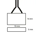 ISOLED Fiche de connexion, noir , blanche