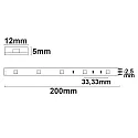ISOLED LED AQUA-RGB-Flex strip, 24V, 7.2W, IP68