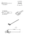 ISOLED Fiche de connexion, blanche