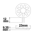 ISOLED Lampe LED G4 G4 1,5W 150lm 3000K 120° CRI >80 