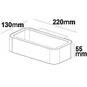 Luminaire mural IP54, anthrazit 