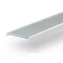 Accessory for profile series WING20 / CORNER22 - flat cover, length 200cm, clear