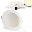 Downlight LUNA indirect IP20, blanche 