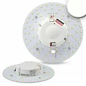 LED Conversion board Ø 16cm, 100-277V AC, 14W 4200K 1800lm 120°, incl. magnetic holder + HF motion sensor + Transformer