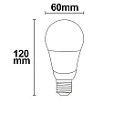 ISOLED Lampe LED forme poire E27 9W 840lm 3000K 270° CRI 80-89 