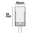 ISOLED Lampe LED G4 33SMD G4 3,5W 320lm 2700K 270° CRI 80-89 