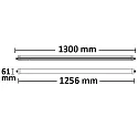 ISOLED Lumière linéaire IP65, blanche  36W 3170lm 2700K CRI 80-89 129.6cm