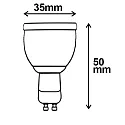ISOLED Lampe à réflecteur GU10 GU10 4,5W 300lm 2700K 38° CRI >80 