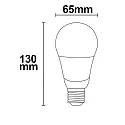 ISOLED Lampe LED forme poire E27 15,6W 1500lm 2700K 120° CRI 80-89 