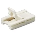 Clip-connector (max. 5A) for 2-pole IP20 LED strips (with 1cm width and pitch >0.8cm)