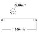 ISOLED Tube LED T8 NANO+ G13 22,8W 3200lm 6000K 300° CRI >80 