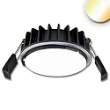 Lumière encastrée Sys-90 IP44, blanche gradable 12W 1120lm 3000 / 4000K CRI >82