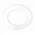 Round aluminium cover for recessed spot Sys-90, white