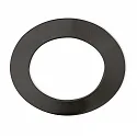 Capot rond, noir 