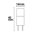 ISOLED Lampe LED G4 G4 2W 180lm 4000K 360° CRI 80