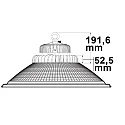 ISOLED Projecteurs de hall FL IP65, noir  gradable