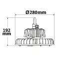 ISOLED Projecteurs de hall FL IP65, aluminium gradable