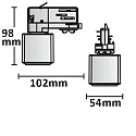 Adaptateur pour prise triphasé CLASSIC + S1, blanche