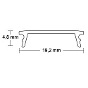 ISOLED Accessoire Suspension câble SURF16, blanche 200cm