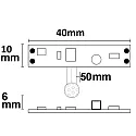 ISOLED LED Mini-Switch PIR motion sensor with StandBy level, 12-24V DC 3A