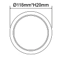 ISOLED Downlight Flex IP52, satiné, blanche 