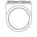 ISOLED Downlight Flex IP52, satiné, blanche 