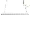 Lampe suspendue Raster Up+Down haut bas, pour VDU IP20, blanche gradable