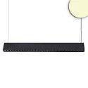 Lampe suspendue Raster Up+Down haut bas, pour VDU IP20, noir gradable