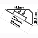ISOLED Profil d'angle CORNER22