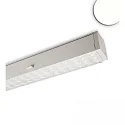 FastFix LED linear luminaire S for offices, IP40, 150cm, 1-10V dimmable, 25-75W, 4000K 10500lm 90°