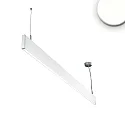 Lampe suspendue Linear Up+Down 600 haut bas IP40, blanche 