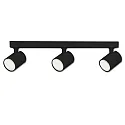 Applique et plafonnier pivotant GU10 IP20, noir mat gradable