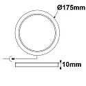 ISOLED Downlight Flex dimmable IP52, blanche gradable