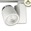 Projecteur triphasé rotatif IP20, blanche 