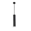 Pendant luminaire 300, round, GU10, excl. lamps, aluminium, black