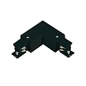 3-phase SERIE S1 - L-connector, N-conductor inside, predective connector outside, black