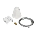 3-phase SERIE S1 - rope suspension 10-200cm with Deckencanopy, white