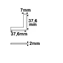 Connecteur d'angle DIVE24 (FLAT) / SURF24 (FLAT)
