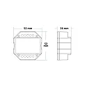 ISOLED Sys-Pro push / radio MESH-switch on/off, push button, 100-240V, 360W